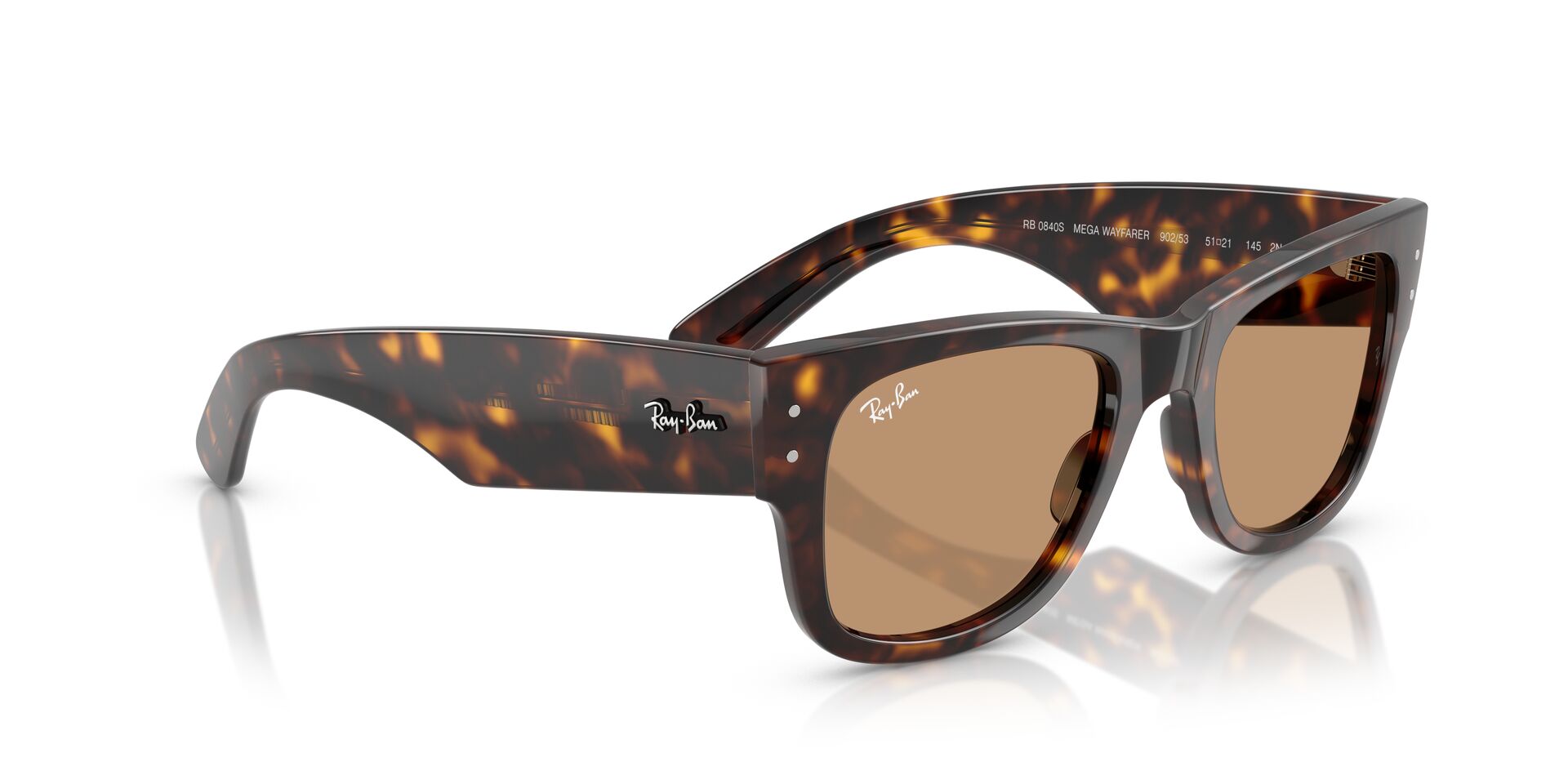 RAY-BAN RB0840S MEGA WAYFARER 902/53 51