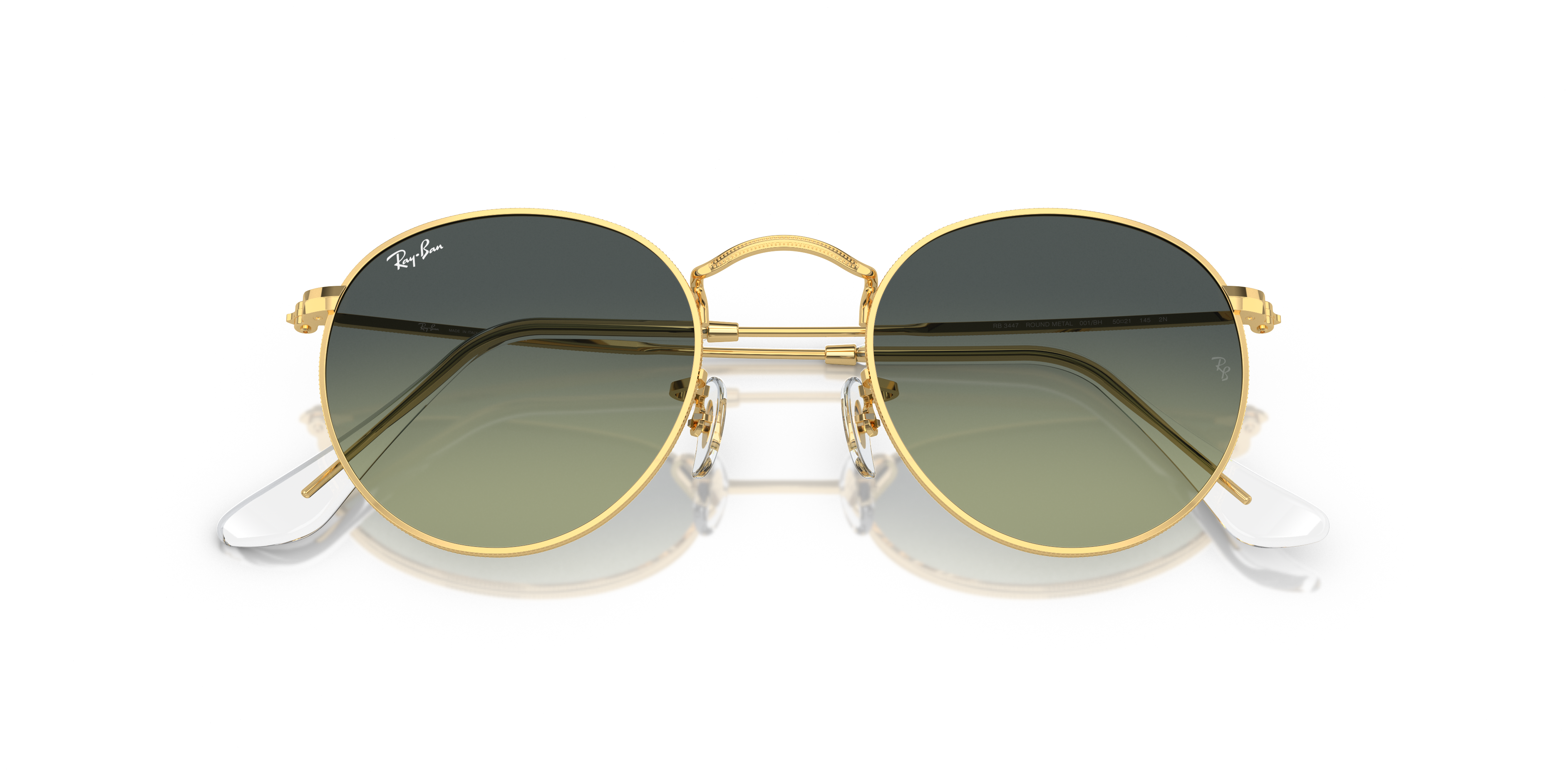 RAY-BAN RB3447 ROUND METAL 001/BH 47