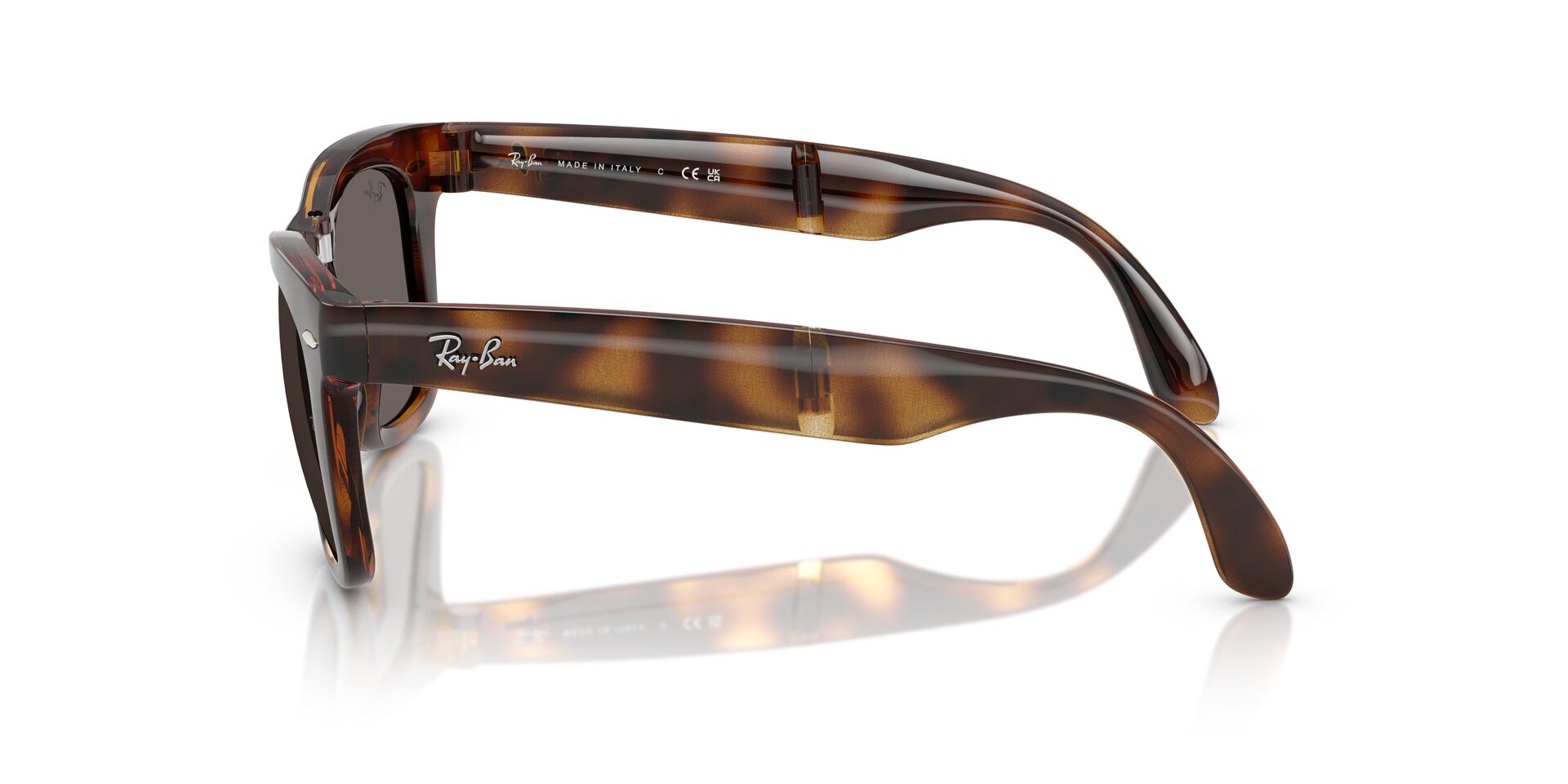 RAY-BAN RB4105 FOLDING WAYFARER 710/B1 50