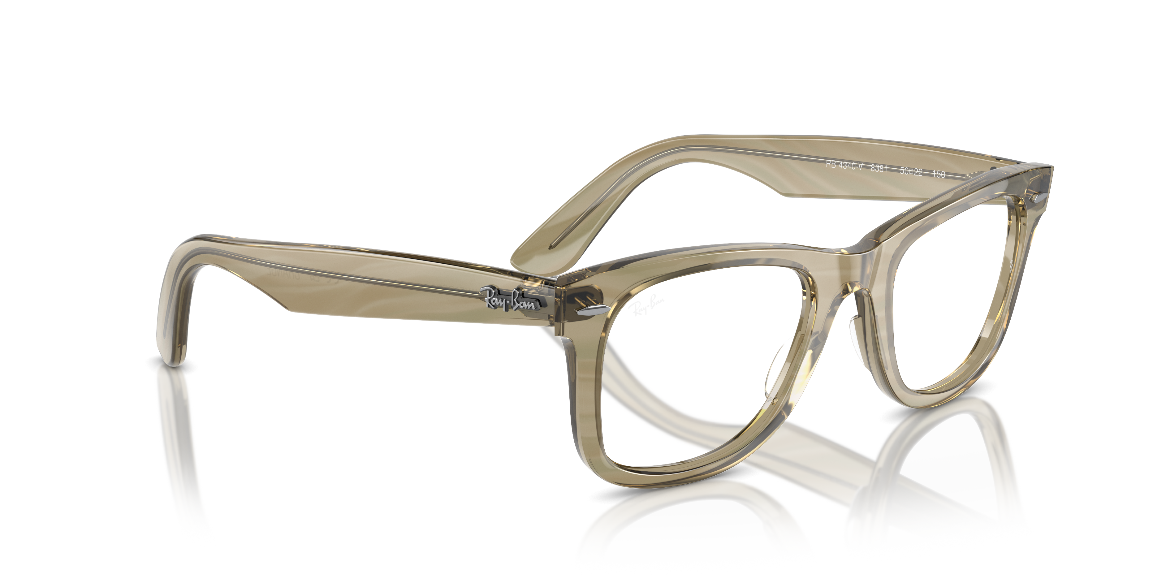 RAY-BAN RX4340V WAYFARER EASE 8381 50