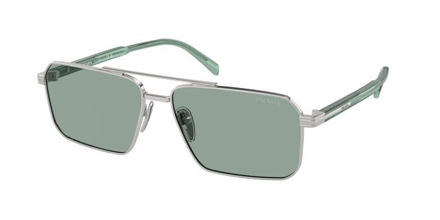 Translation missing: es.seo.product.type.gafas-de-sol prada pr a57s 1bc10g plateado rectangular masculino talla 61mm - Translation missing: es.seo.product.alt.imagen-principal