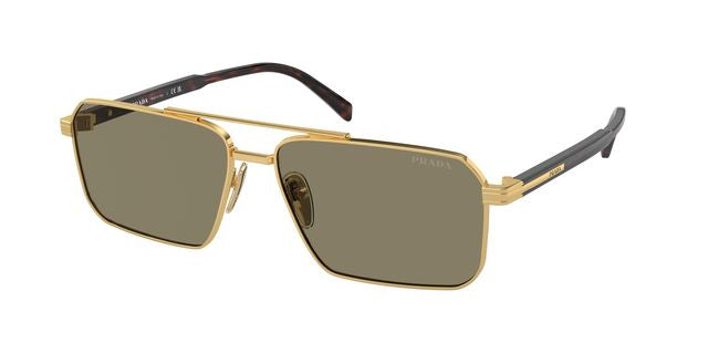 Translation missing: es.seo.product.type.gafas-de-sol prada pr a57s 5ak90f dorado rectangular masculino talla 58mm - Translation missing: es.seo.product.alt.imagen-principal