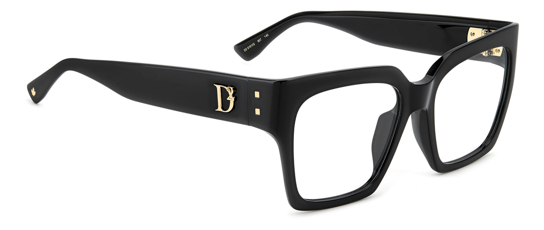 Translation missing: es.seo.product.type.gafas-graduadas dsquared2 d2 0151/g 807 negro rectangular femenino talla 55mm - Translation missing: es.seo.product.alt.imagen-secundaria