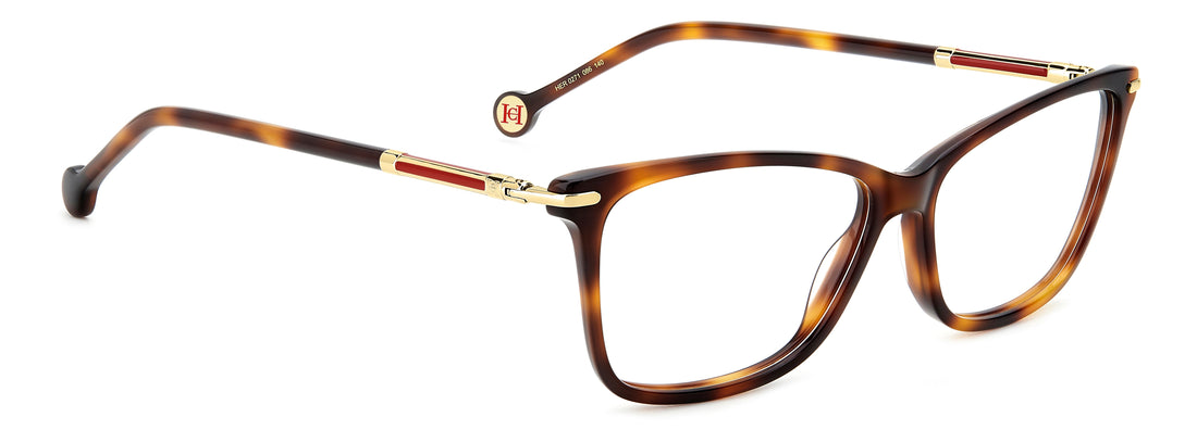 Translation missing: es.seo.product.type.gafas-graduadas carolina herrera her 0271 086 havana rectangular femenino talla 54mm - Translation missing: es.seo.product.alt.imagen-secundaria