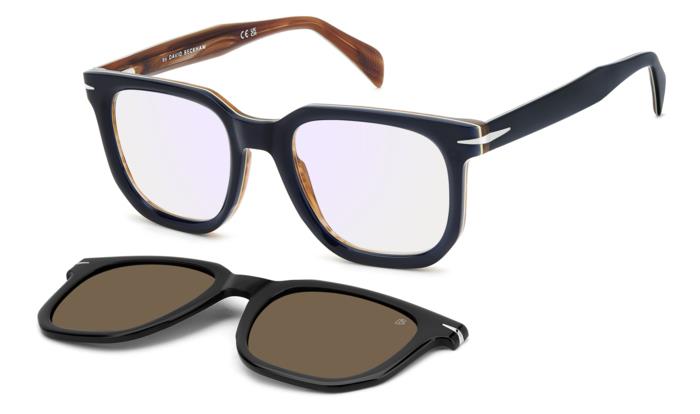Translation missing: es.seo.product.type.gafas-graduadas david beckham db 7143/c 38i azul square masculino talla 51mm - Translation missing: es.seo.product.alt.imagen-principal