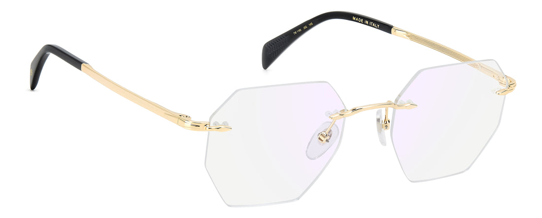 Translation missing: es.seo.product.type.gafas-graduadas david beckham db 1189 j5g dorado rectangular masculino talla 49mm - Translation missing: es.seo.product.alt.imagen-secundaria