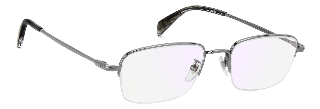 Translation missing: es.seo.product.type.gafas-graduadas david beckham db 1190/f kj1 plateado rectangular masculino talla 54mm - Translation missing: es.seo.product.alt.imagen-secundaria