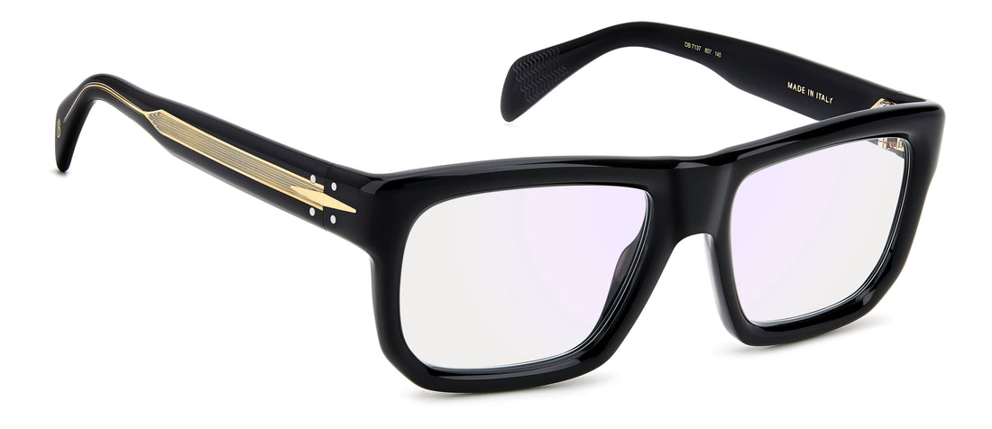 Translation missing: es.seo.product.type.gafas-graduadas david beckham db 7137 807 negro rectangular masculino talla 54mm - Translation missing: es.seo.product.alt.imagen-secundaria
