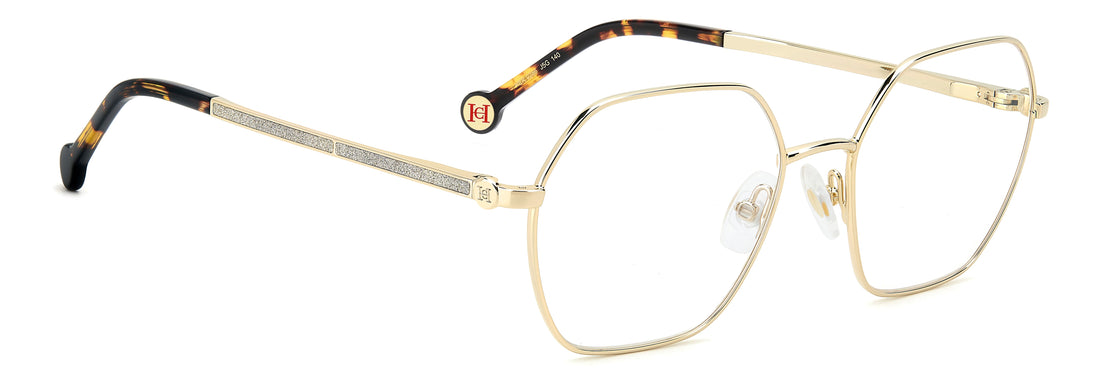 Translation missing: es.seo.product.type.gafas-graduadas carolina herrera her 0286 j5g dorado rectangular femenino talla 53mm - Translation missing: es.seo.product.alt.imagen-secundaria