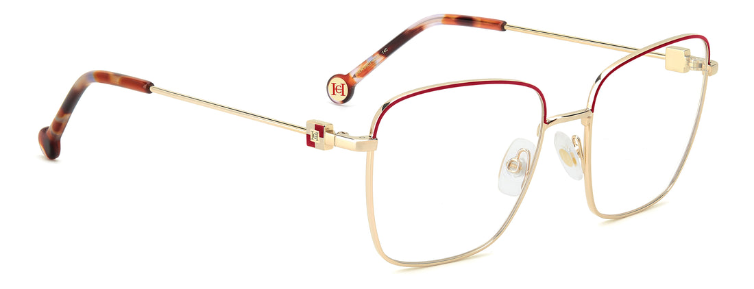 Translation missing: es.seo.product.type.gafas-graduadas carolina herrera her 0301 au2 dorado rectangular femenino talla 55mm - Translation missing: es.seo.product.alt.imagen-secundaria