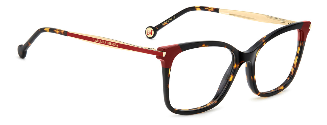 Translation missing: es.seo.product.type.gafas-graduadas carolina herrera her 0309 086 havana rectangular femenino talla 53mm - Translation missing: es.seo.product.alt.imagen-secundaria