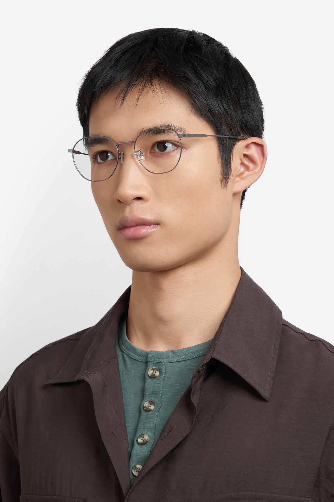 Translation missing: es.seo.product.type.gafas-graduadas hugo boss boss 1797/f kj1 plateado pantos masculino talla 53mm - Translation missing: es.seo.product.alt.imagen-secundaria