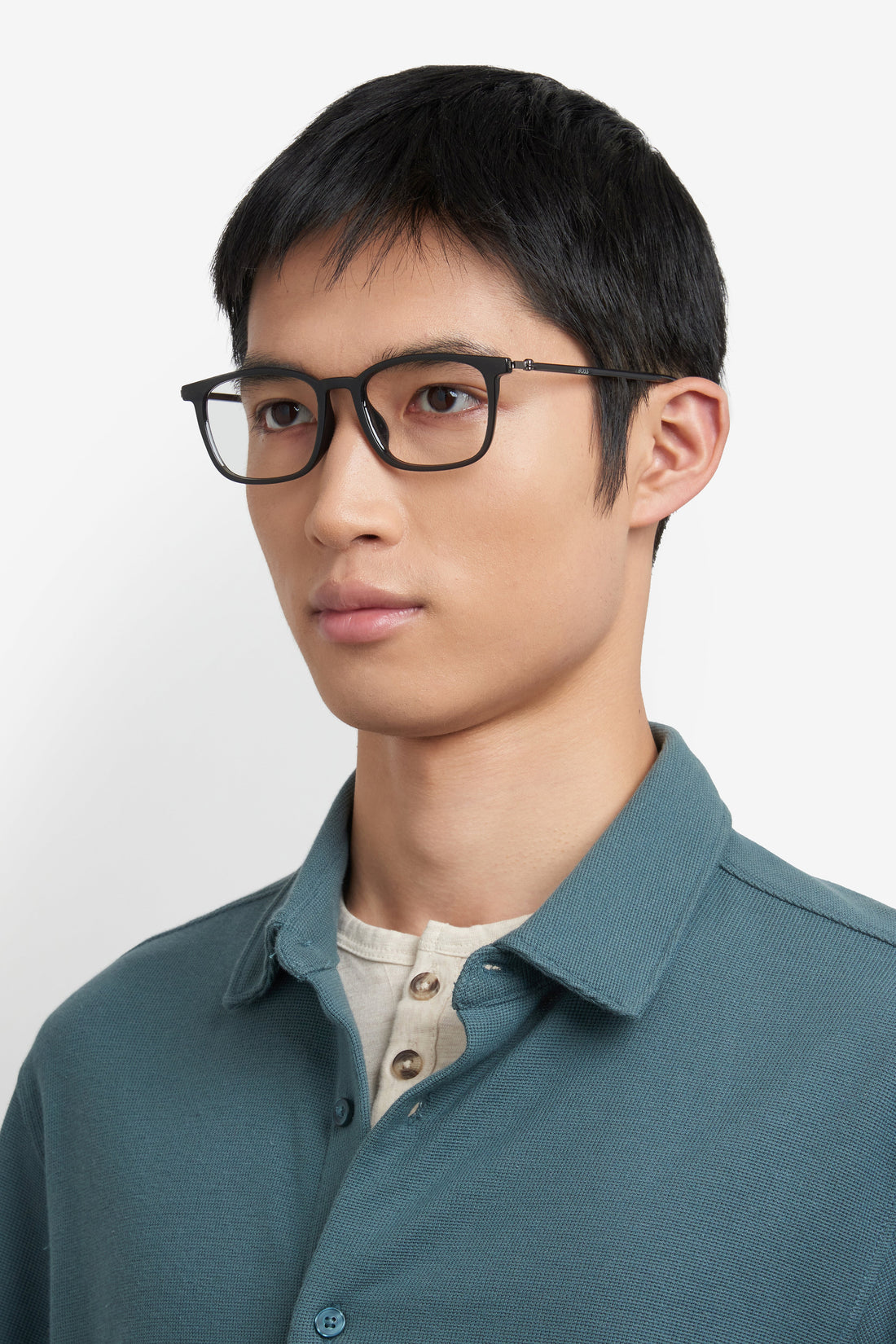 Translation missing: es.seo.product.type.gafas-graduadas hugo boss boss 1801/f hek gris rectangular masculino talla 53mm - Translation missing: es.seo.product.alt.imagen-secundaria