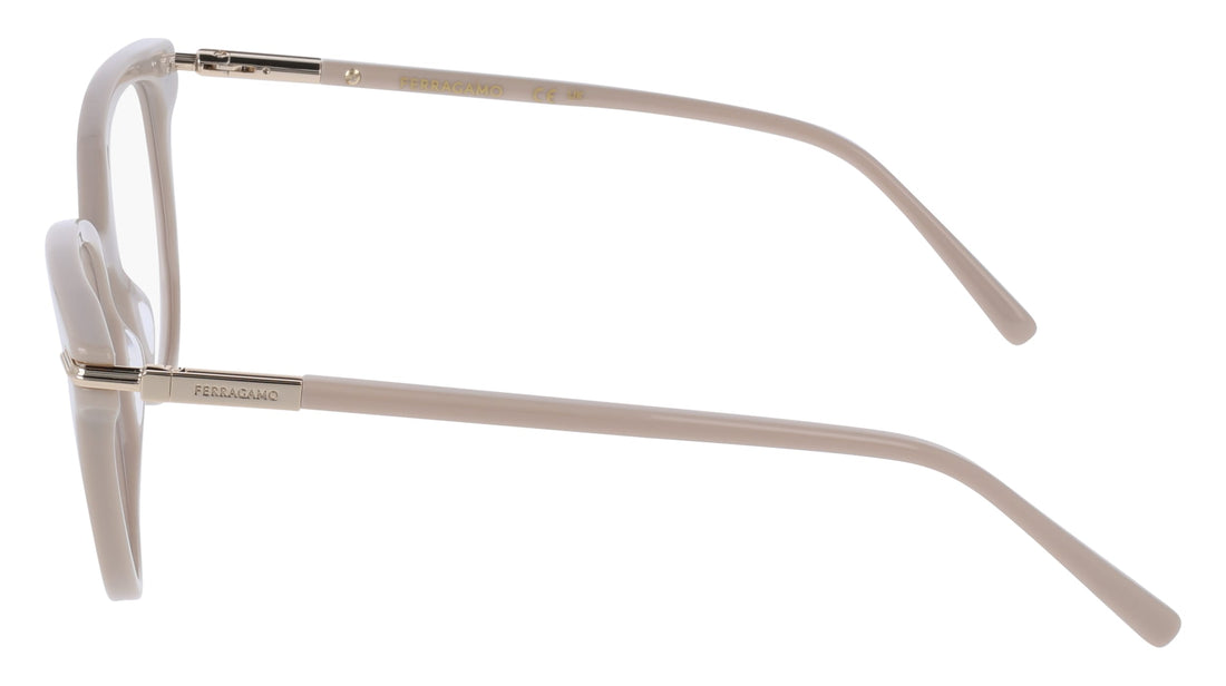 Translation missing: es.seo.product.type.gafas-graduadas ferragamo sf3026 259 beige butterfly femenino talla 52mm - Translation missing: es.seo.product.alt.imagen-secundaria