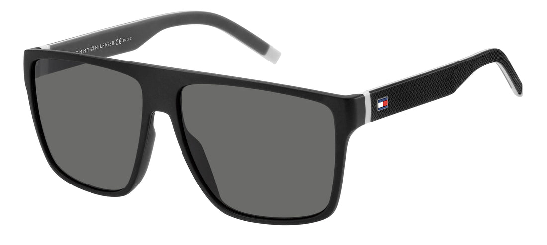 Translation missing: es.seo.product.type.gafas-de-sol tommy hilfiger th 1717/s 08a m9 negro rectangular flat top masculino talla 59mm - Translation missing: es.seo.product.alt.imagen-principal