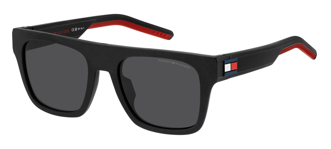 Translation missing: es.seo.product.type.gafas-de-sol tommy hilfiger th 1976/s blx ir negro rectangular flat top masculino talla 52mm - Translation missing: es.seo.product.alt.imagen-principal