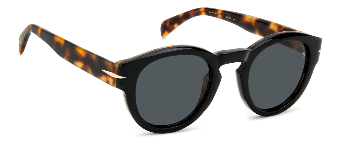 Translation missing: es.seo.product.type.gafas-de-sol david beckham db 7110/s wr7 ir negro round masculino talla 49mm - Translation missing: es.seo.product.alt.imagen-secundaria