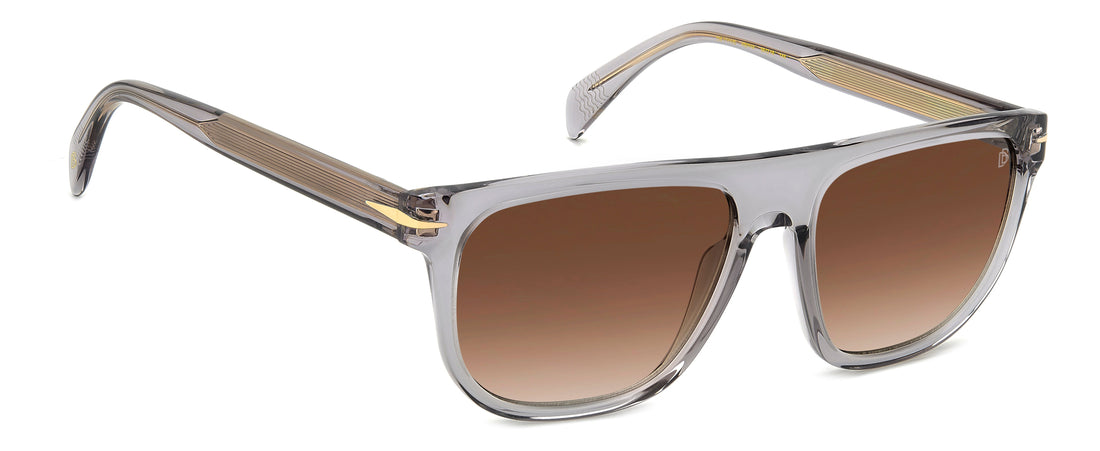 Translation missing: es.seo.product.type.gafas-de-sol david beckham db 7111/s kb7 ha gris rectangular masculino talla 56mm - Translation missing: es.seo.product.alt.imagen-secundaria