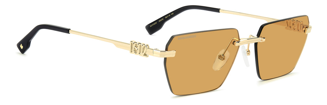 Translation missing: es.seo.product.type.gafas-de-sol dsquared2 d2 0102/s j5g ho dorado rectangular masculino talla 58mm - Translation missing: es.seo.product.alt.imagen-secundaria