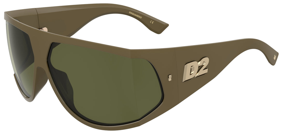 Translation missing: es.seo.product.type.gafas-de-sol dsquared2 d2 0124/s 79u qt marron rectangular flat top masculino talla 75mm - Translation missing: es.seo.product.alt.imagen-principal
