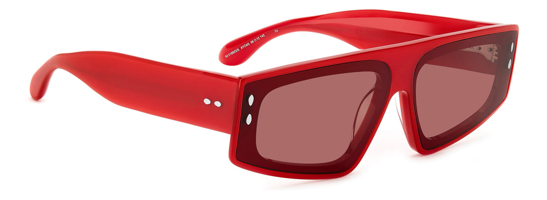 Translation missing: es.seo.product.type.gafas-de-sol isabel marant im 0169/g/s ayo 4s rojo rectangular flat top femenino talla 66mm - Translation missing: es.seo.product.alt.imagen-secundaria