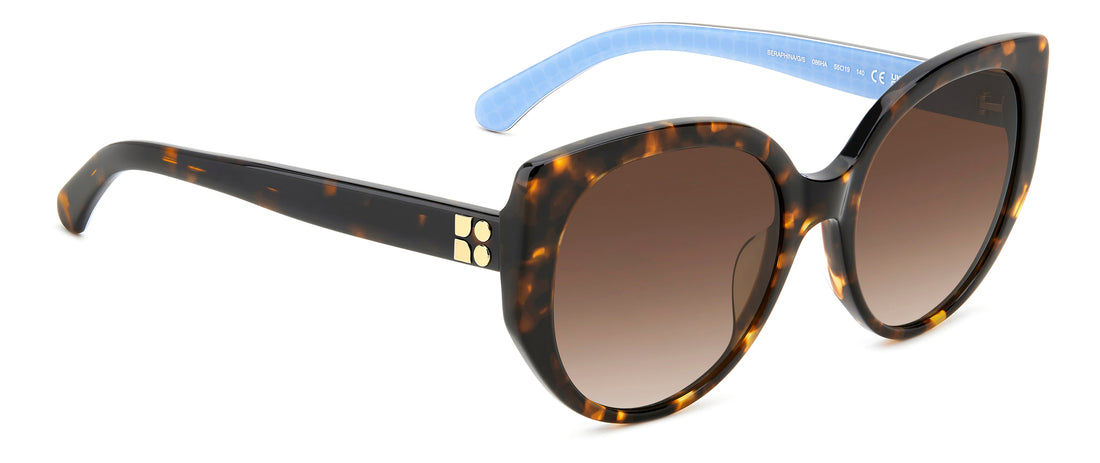 Translation missing: es.seo.product.type.gafas-de-sol kate spade seraphina/g/s 086 ha havana round / oval femenino talla 55mm - Translation missing: es.seo.product.alt.imagen-secundaria