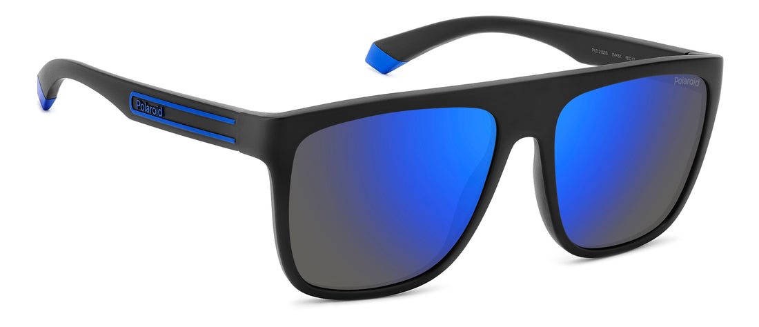 Translation missing: es.seo.product.type.gafas-de-sol polaroid pld 2162/s 0vk 5x negro rectangular flat top masculino talla 56mm - Translation missing: es.seo.product.alt.imagen-secundaria