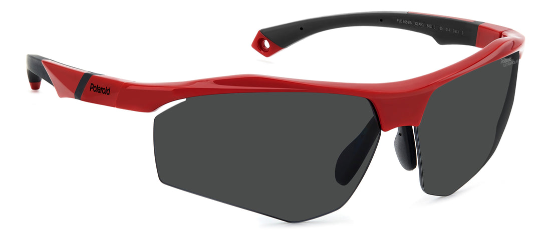 Translation missing: es.seo.product.type.gafas-de-sol polaroid pld 7055/s c9a e3 rojo rectangular masculino talla 68mm - Translation missing: es.seo.product.alt.imagen-secundaria