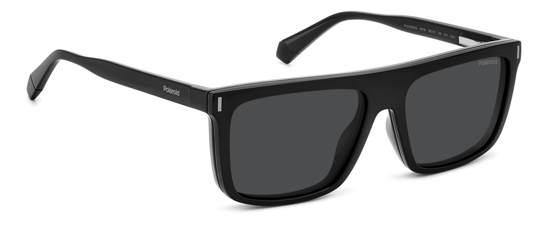 Translation missing: es.seo.product.type.gafas-de-sol polaroid pld 6230/cs 807 m9 negro rectangular flat top masculino talla 56mm - Translation missing: es.seo.product.alt.imagen-secundaria