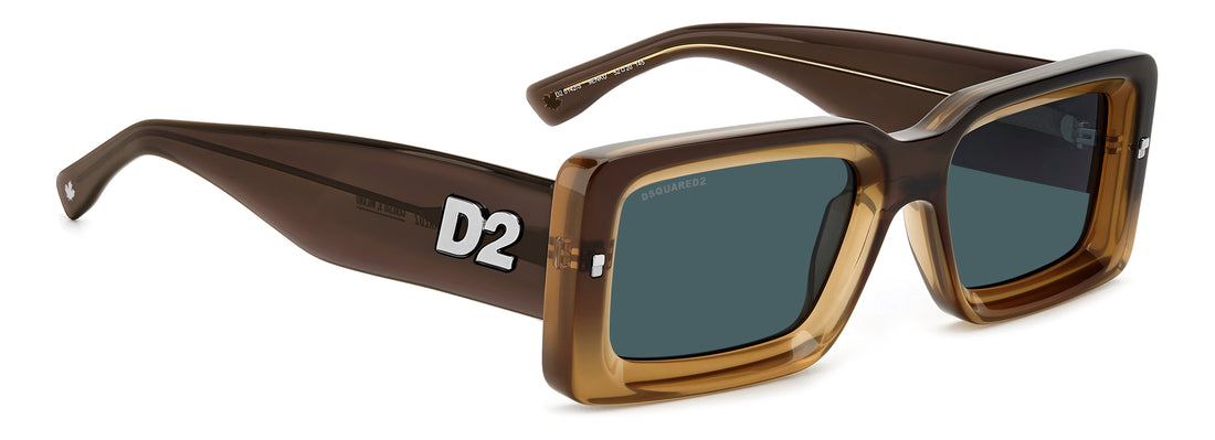 Translation missing: es.seo.product.type.gafas-de-sol dsquared2 d2 0142/s 9en ku brown rectangular masculino talla 52mm - Translation missing: es.seo.product.alt.imagen-secundaria