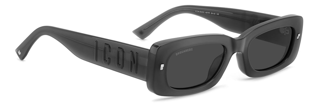 Translation missing: es.seo.product.type.gafas-de-sol dsquared2 icon 0020/s kb7 ir gris rectangular unisex talla 52mm - Translation missing: es.seo.product.alt.imagen-secundaria