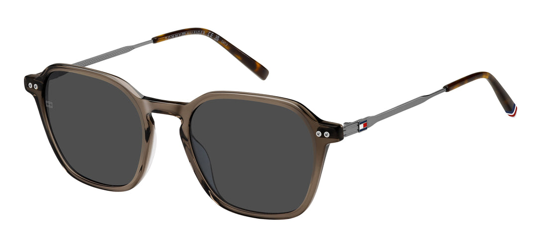 Translation missing: es.seo.product.type.gafas-de-sol tommy hilfiger th 2132/s 09q ir brown rectangular geometrical masculino talla 53mm - Translation missing: es.seo.product.alt.imagen-principal