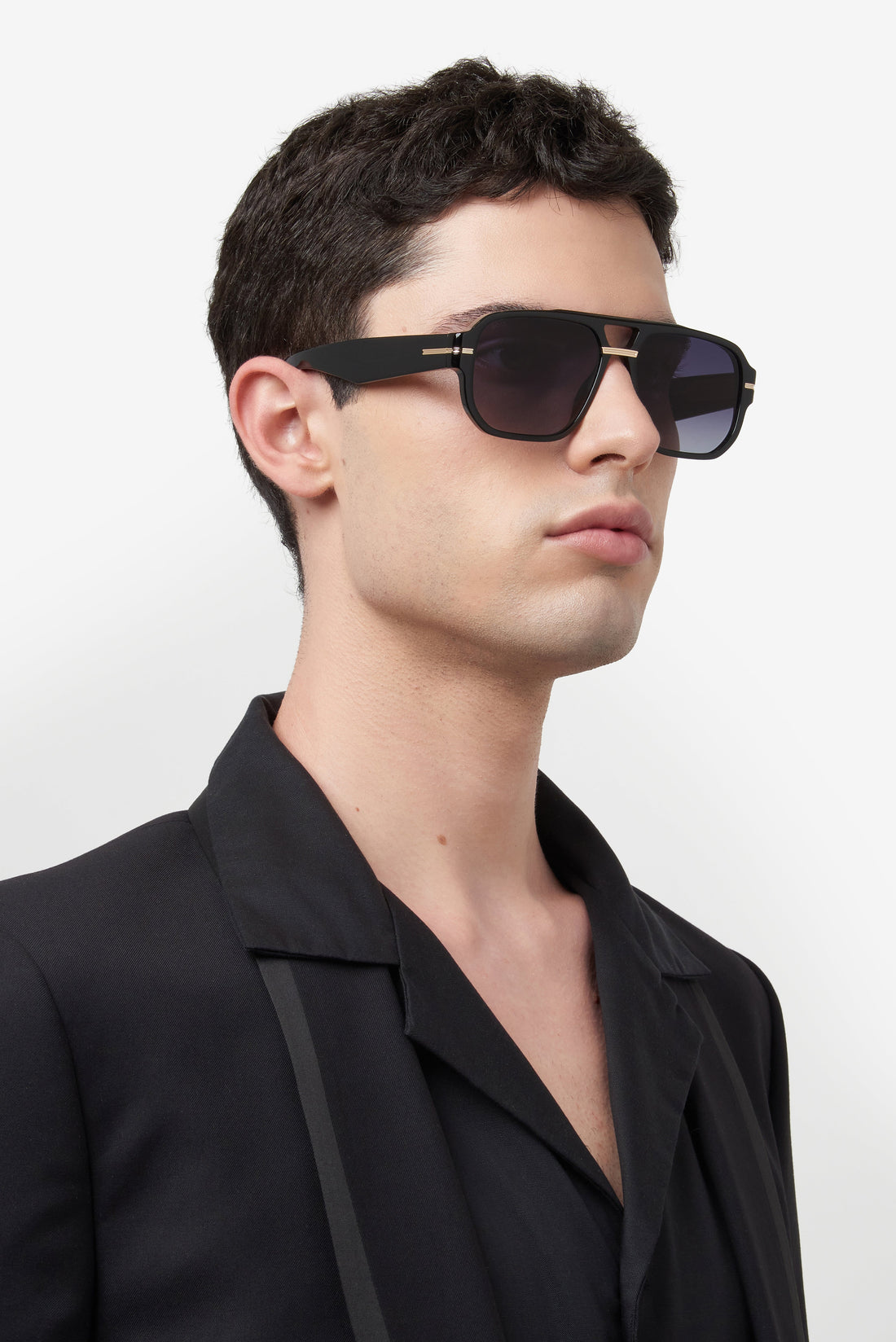 Translation missing: es.seo.product.type.gafas-de-sol hugo boss boss 1718/s 807 1i negro rectangular masculino talla 57mm - Translation missing: es.seo.product.alt.imagen-secundaria