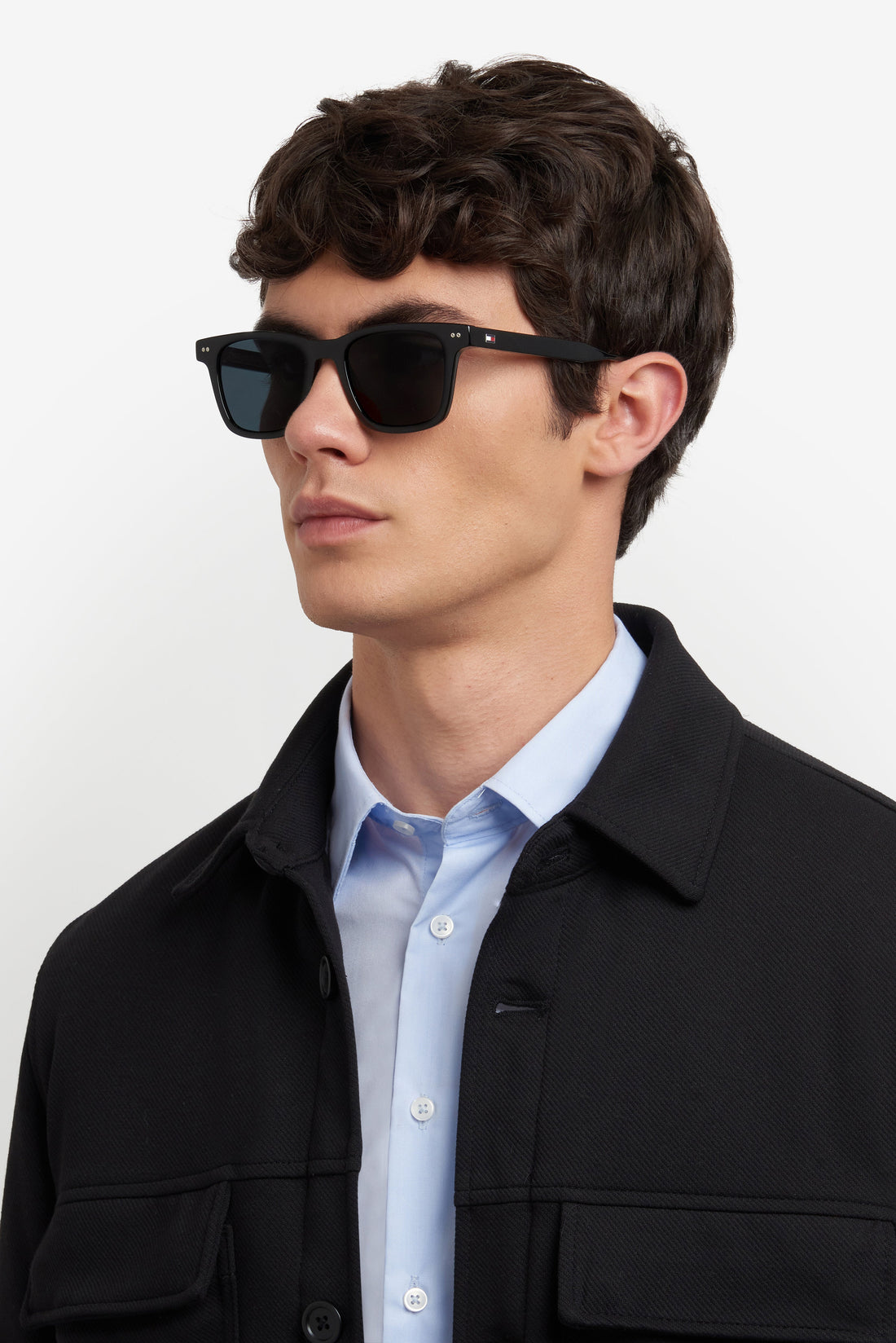 Translation missing: es.seo.product.type.gafas-de-sol tommy hilfiger th 2127/s 807 ir negro rectangular masculino talla 51mm - Translation missing: es.seo.product.alt.imagen-secundaria
