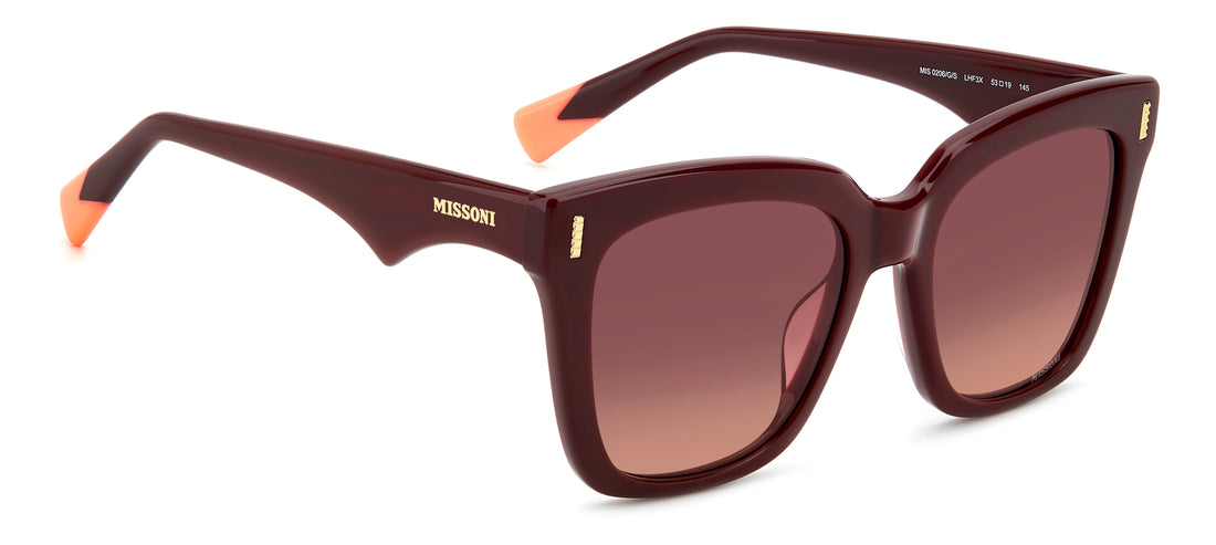 Translation missing: es.seo.product.type.gafas-de-sol missoni mis 0206/g/s lhf 3x burdeos square femenino talla 53mm - Translation missing: es.seo.product.alt.imagen-secundaria