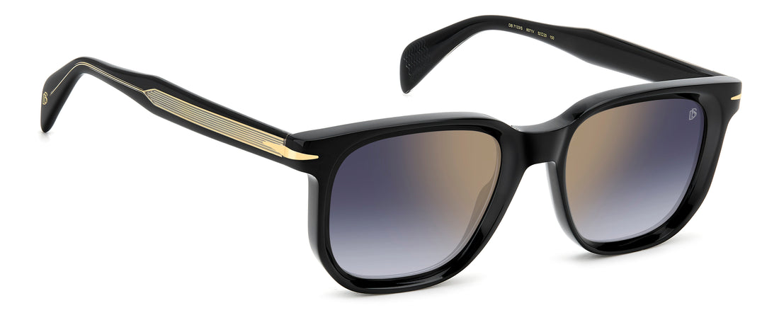 Translation missing: es.seo.product.type.gafas-de-sol david beckham db 7133/s 807 1v negro rectangular masculino talla 52mm - Translation missing: es.seo.product.alt.imagen-secundaria