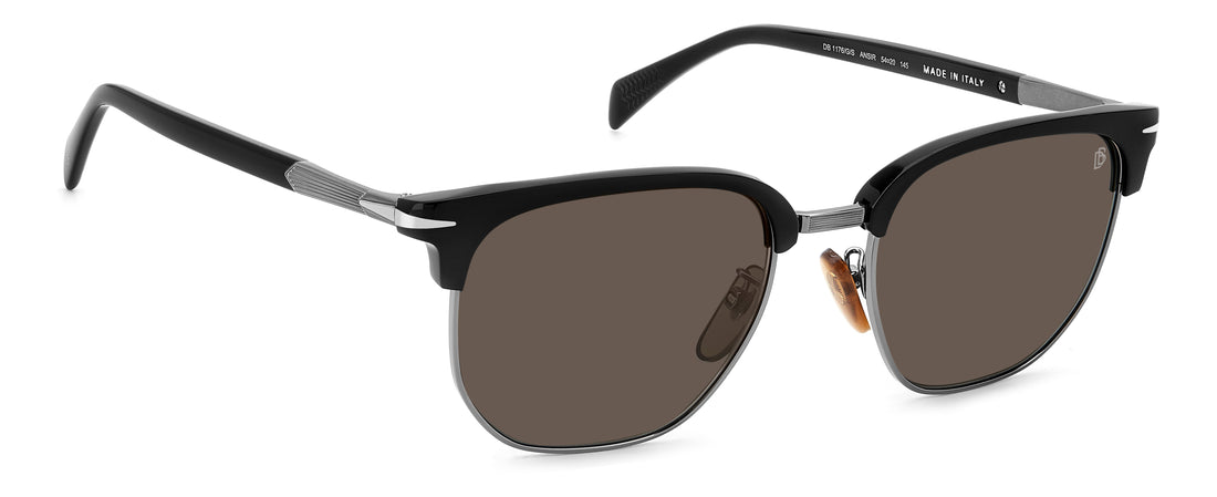 Translation missing: es.seo.product.type.gafas-de-sol david beckham db 1176/g/s ans ir negro rectangular masculino talla 54mm - Translation missing: es.seo.product.alt.imagen-secundaria