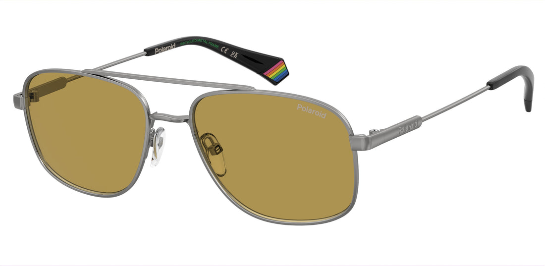 Translation missing: es.seo.product.type.gafas-de-sol polaroid pld 6235/s/x evo mu plateado rectangular masculino talla 56mm - Translation missing: es.seo.product.alt.imagen-principal