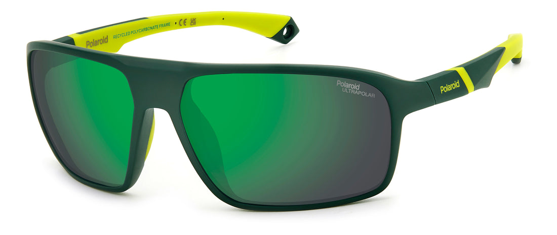 Translation missing: es.seo.product.type.gafas-de-sol polaroid pld 7058/s dld 78 verde rectangular masculino talla 64mm - Translation missing: es.seo.product.alt.imagen-principal