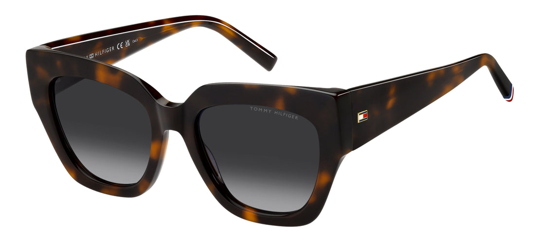Translation missing: es.seo.product.type.gafas-de-sol tommy hilfiger th 2223/s 086 9o havana square femenino talla 53mm - Translation missing: es.seo.product.alt.imagen-principal