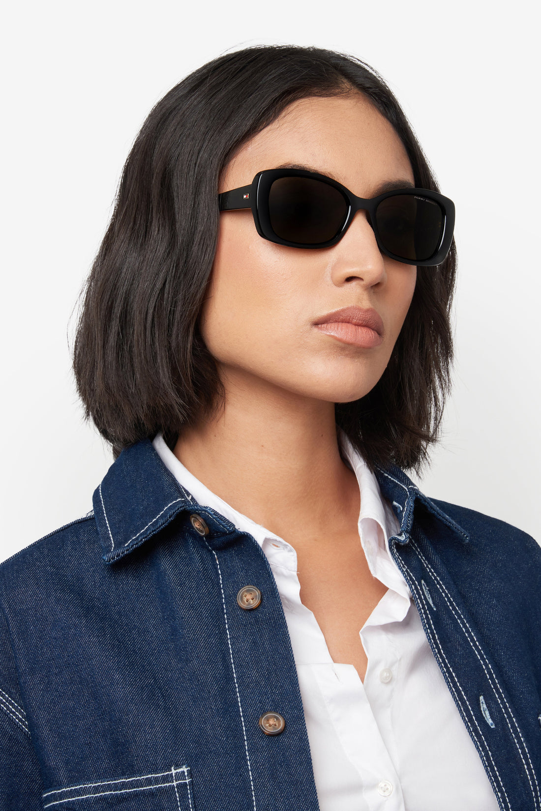 Translation missing: es.seo.product.type.gafas-de-sol tommy hilfiger th 2225/s 807 ir negro rectangular femenino talla 54mm - Translation missing: es.seo.product.alt.imagen-secundaria