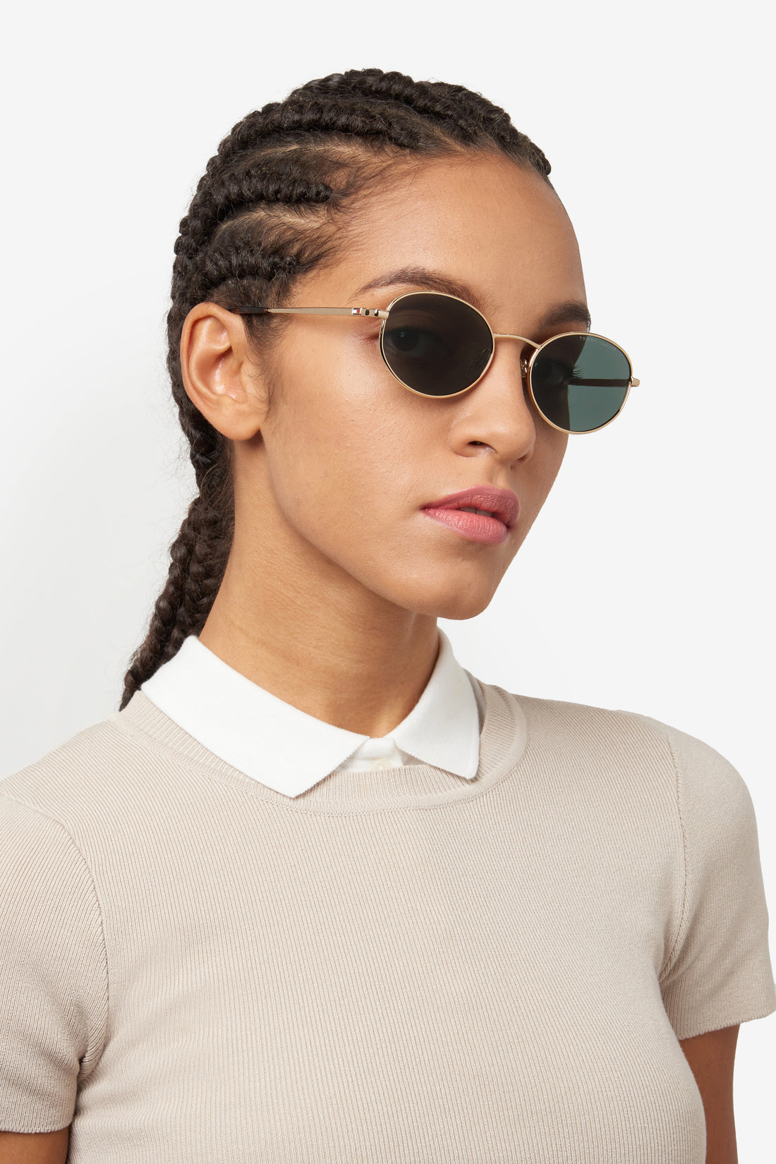 Translation missing: es.seo.product.type.gafas-de-sol tommy hilfiger th 2219/s j5g qt dorado oval unisex talla 55mm - Translation missing: es.seo.product.alt.imagen-secundaria