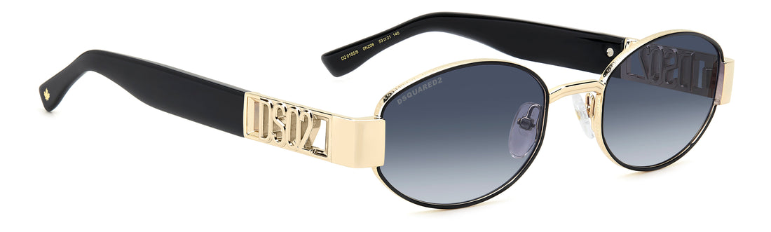 Translation missing: es.seo.product.type.gafas-de-sol dsquared2 d2 0155/s 0nz 08 negro oval masculino talla 53mm - Translation missing: es.seo.product.alt.imagen-secundaria