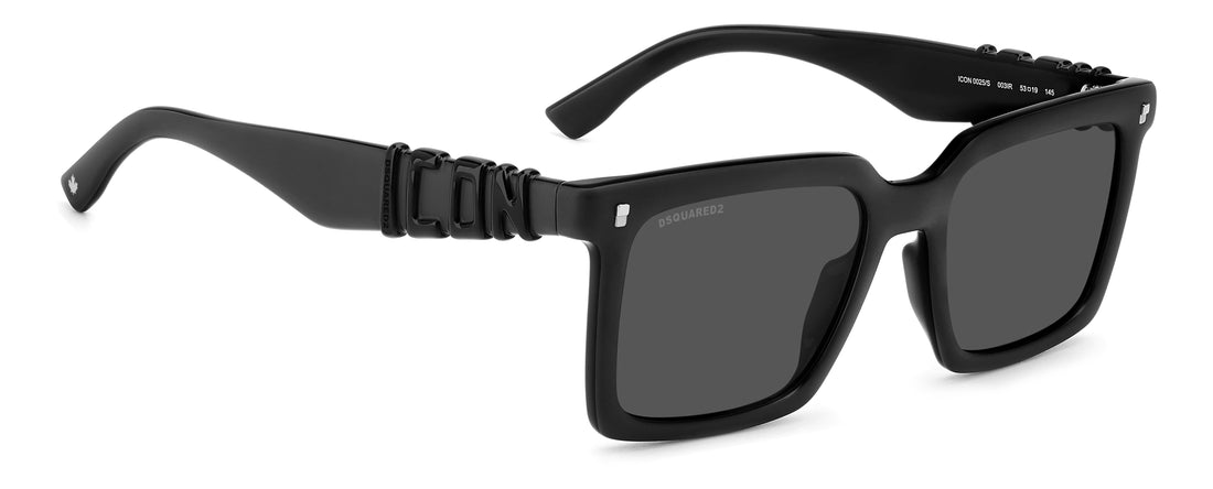 Translation missing: es.seo.product.type.gafas-de-sol dsquared2 icon 0025/s 003 ir negro rectangular masculino talla 53mm - Translation missing: es.seo.product.alt.imagen-secundaria