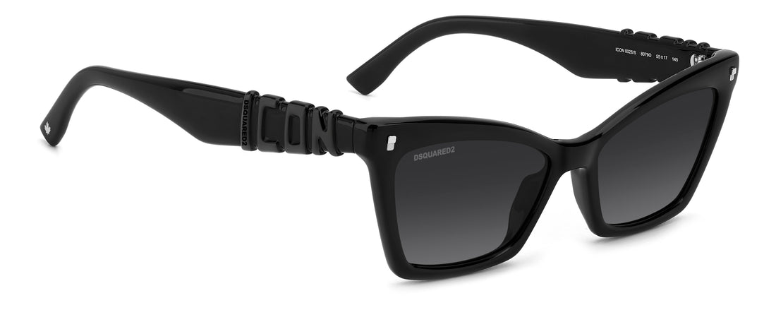 Translation missing: es.seo.product.type.gafas-de-sol dsquared2 icon 0026/s 807 9o negro butterfly femenino talla 55mm - Translation missing: es.seo.product.alt.imagen-secundaria