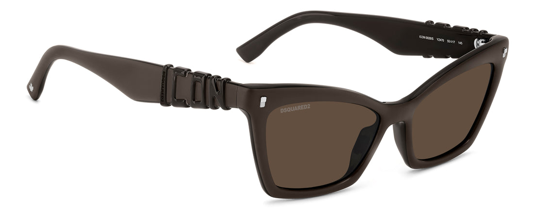 Translation missing: es.seo.product.type.gafas-de-sol dsquared2 icon 0026/s yz4 70 marron butterfly femenino talla 55mm - Translation missing: es.seo.product.alt.imagen-secundaria