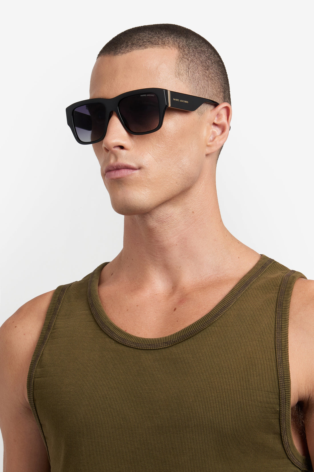 Translation missing: es.seo.product.type.gafas-de-sol marc jacobs marc 842/s 2m2 9o negro rectangular masculino talla 55mm - Translation missing: es.seo.product.alt.imagen-secundaria