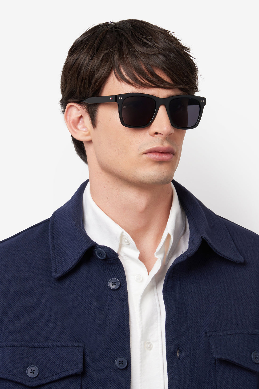 Translation missing: es.seo.product.type.gafas-de-sol tommy hilfiger th 2184/s 807 ir negro rectangular masculino talla 52mm - Translation missing: es.seo.product.alt.imagen-secundaria