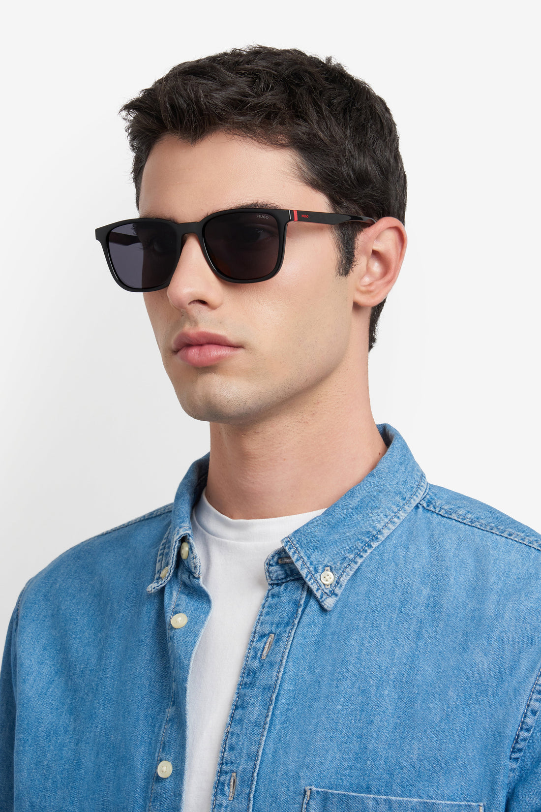 Translation missing: es.seo.product.type.gafas-de-sol hugo hg 1356/s 807 ir negro rectangular masculino talla 55mm - Translation missing: es.seo.product.alt.imagen-secundaria