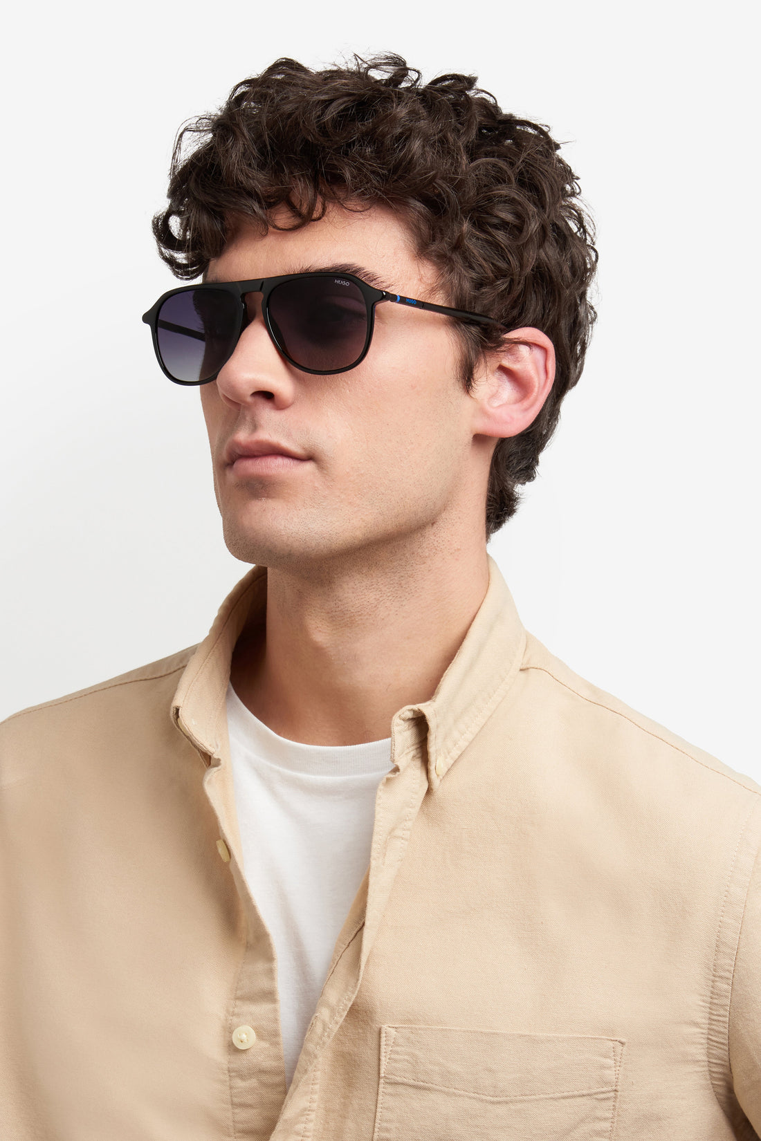 Translation missing: es.seo.product.type.gafas-de-sol hugo hg 1345/s 807 9o negro rectangular masculino talla 55mm - Translation missing: es.seo.product.alt.imagen-secundaria